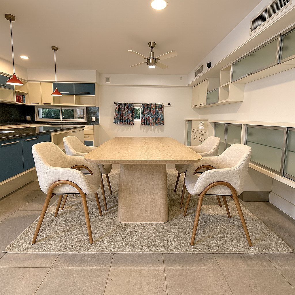 Concept render — the dining room reimagined